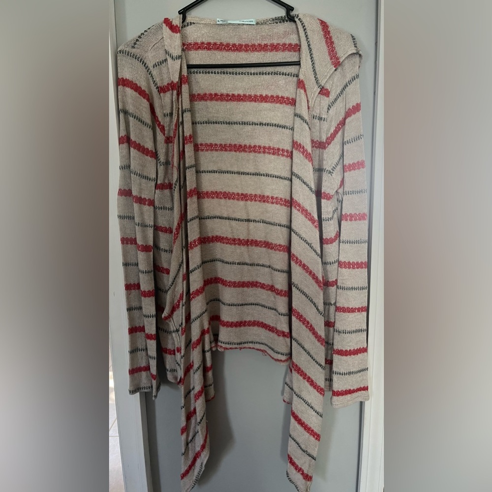 Fall striped cardigan